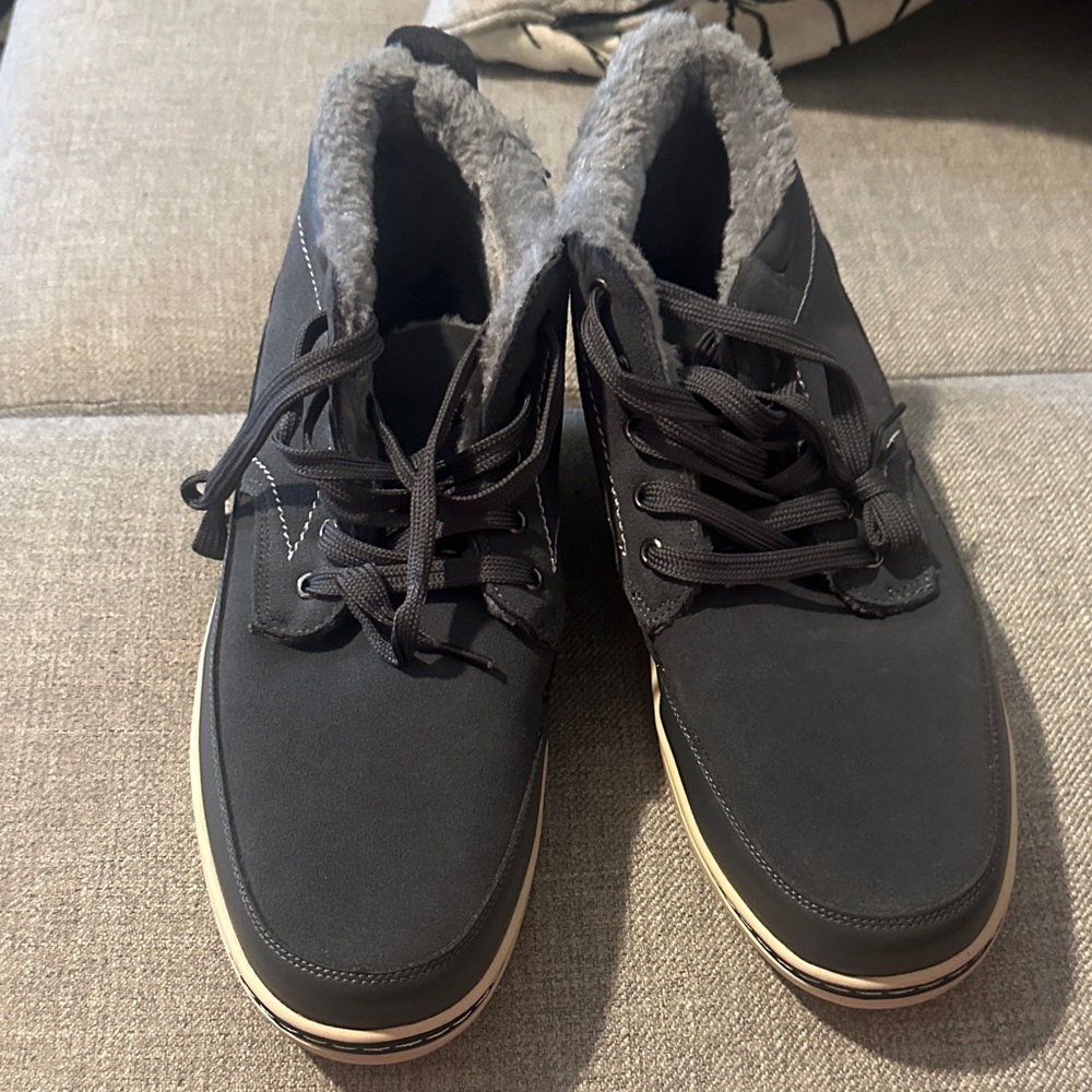 Men's Black Winter Shoes